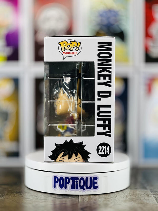 One Piece Monkey D. Luffy with Flag Funko Pop! #2214 - EE Excl
