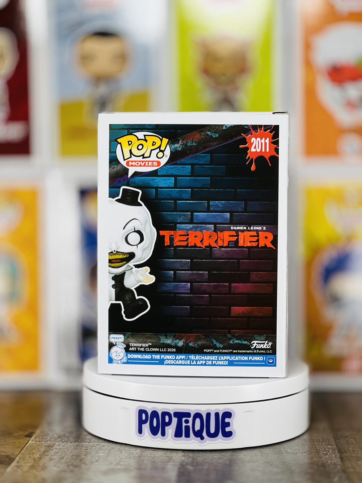 Terrifier Art the Clown Funko Pop! Shelf Sitter #2011