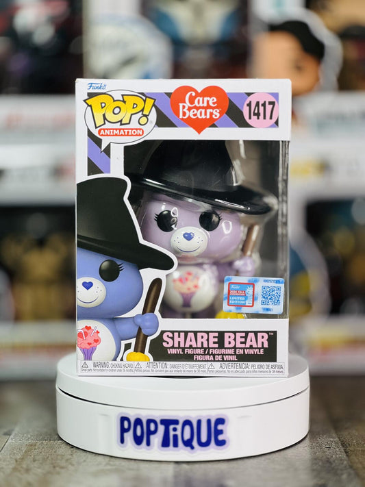 Care Bears Share Bear Funko Pop! #1417 - 2024 Fall Convention Sticker