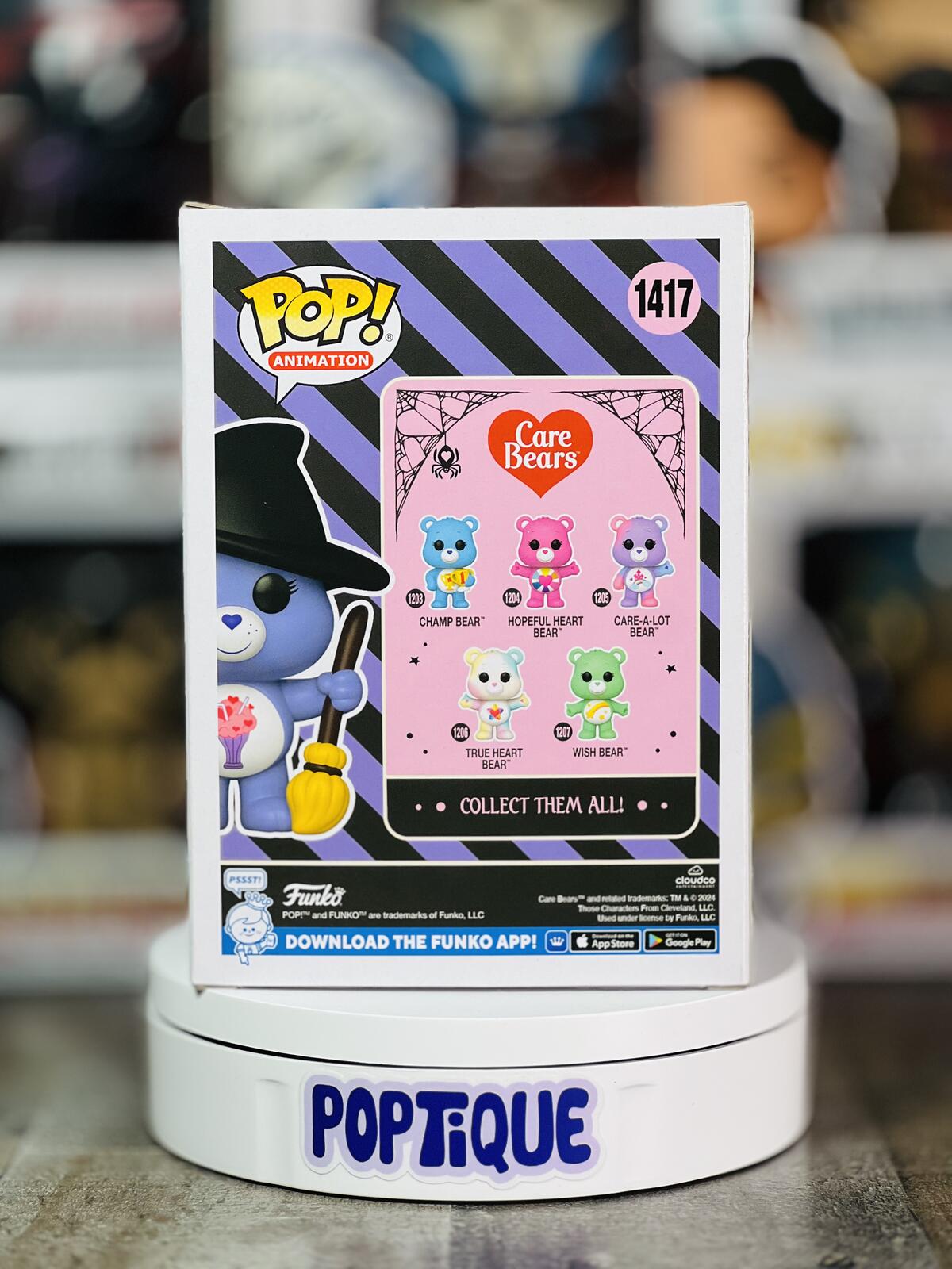 Care Bears Share Bear Funko Pop! #1417 - 2024 Fall Convention Sticker