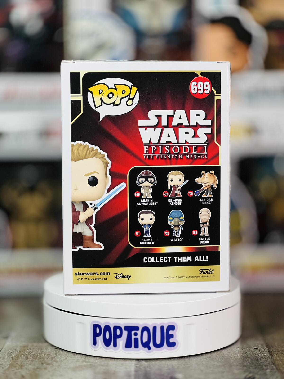 Star Wars: Episode I Obi-Wan with Light Saber (Young) #699