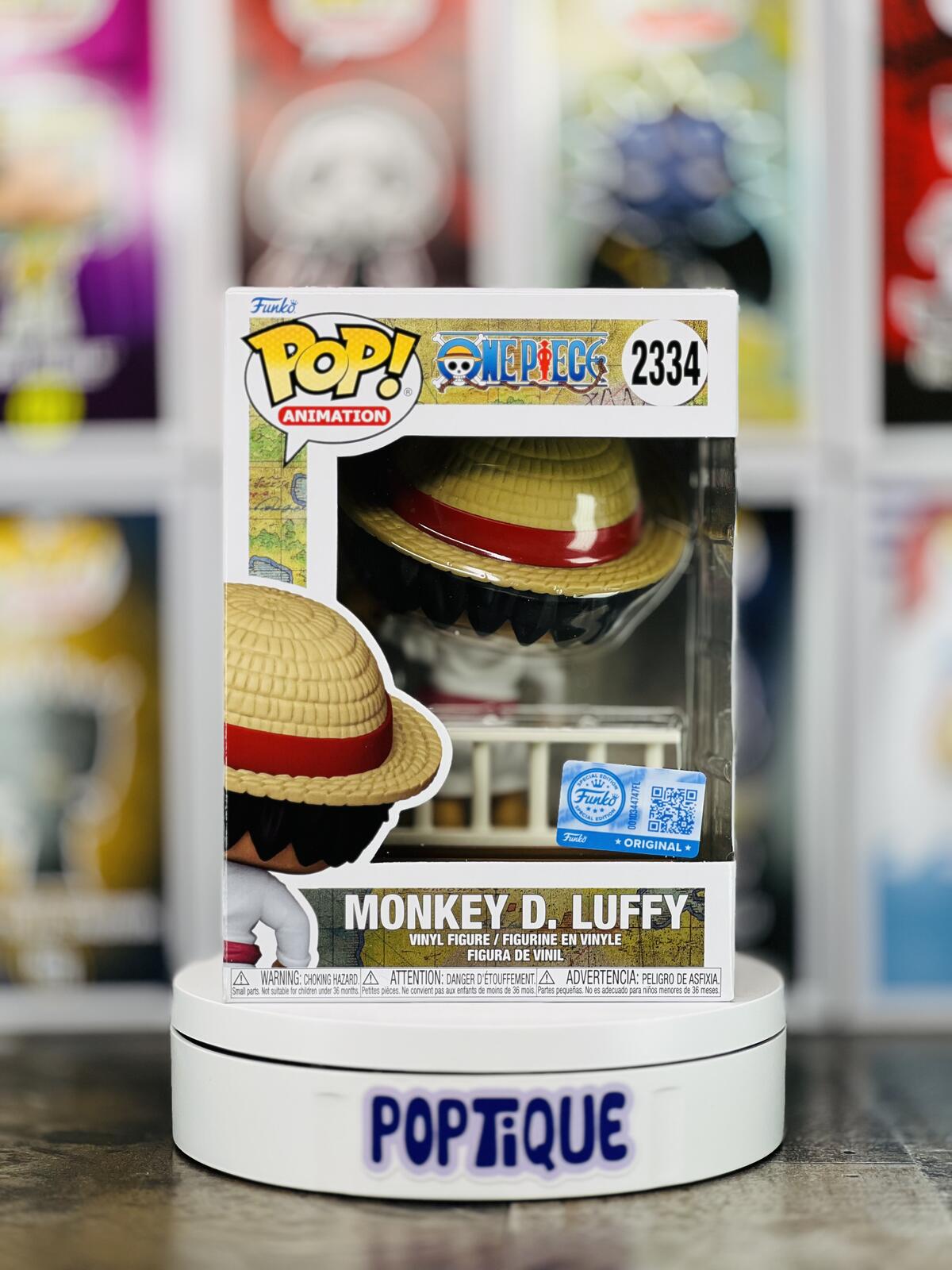 One Piece Monkey D. Luffy Funko Pop! #2334 - EE Excl