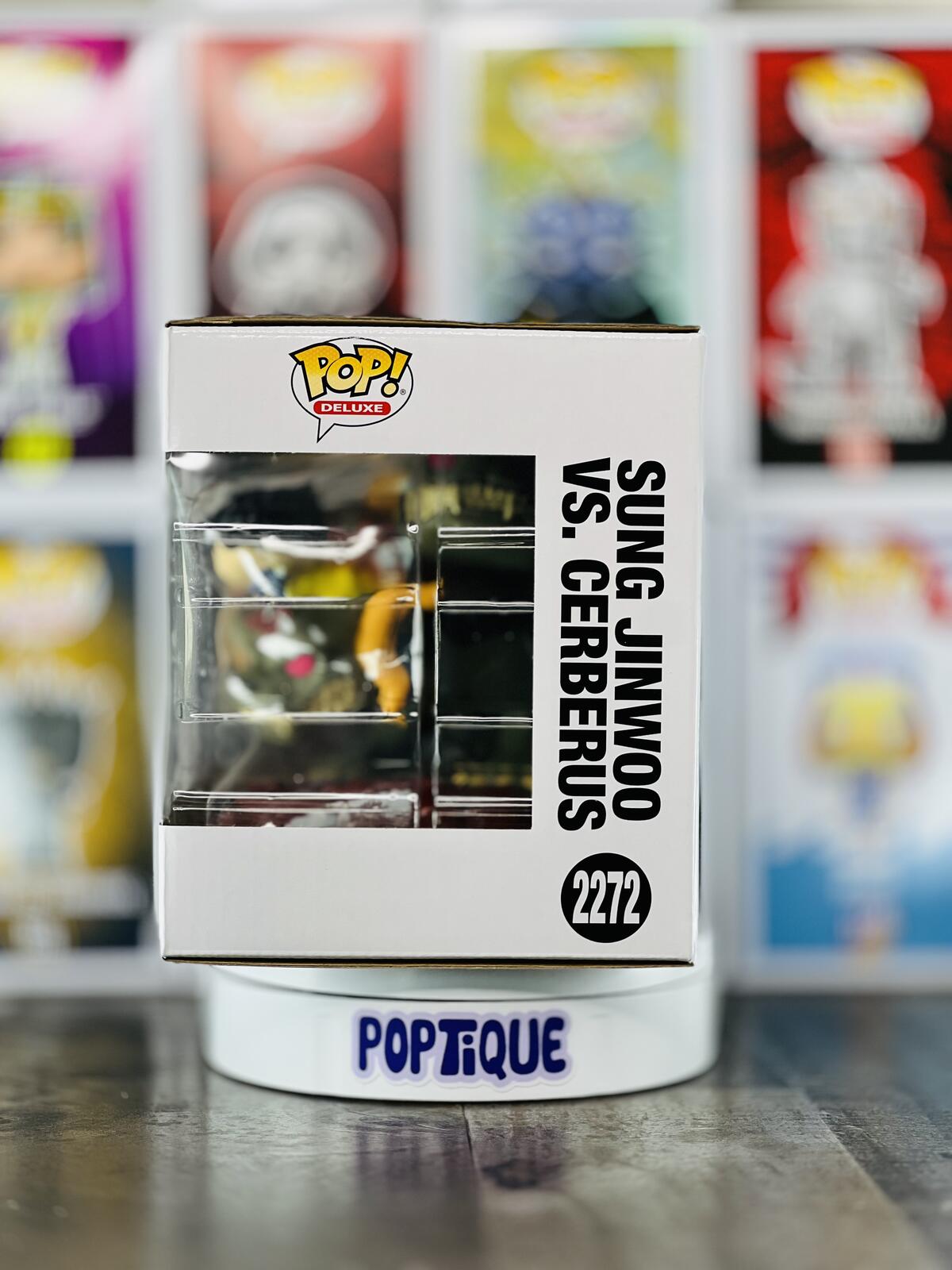 Solo Leveling Jinwoo Vs. Cerberus Deluxe Funko Pop! #2272