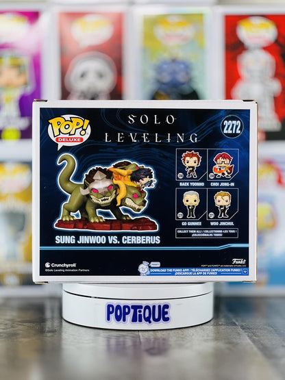 Solo Leveling Jinwoo Vs. Cerberus Deluxe Funko Pop! #2272