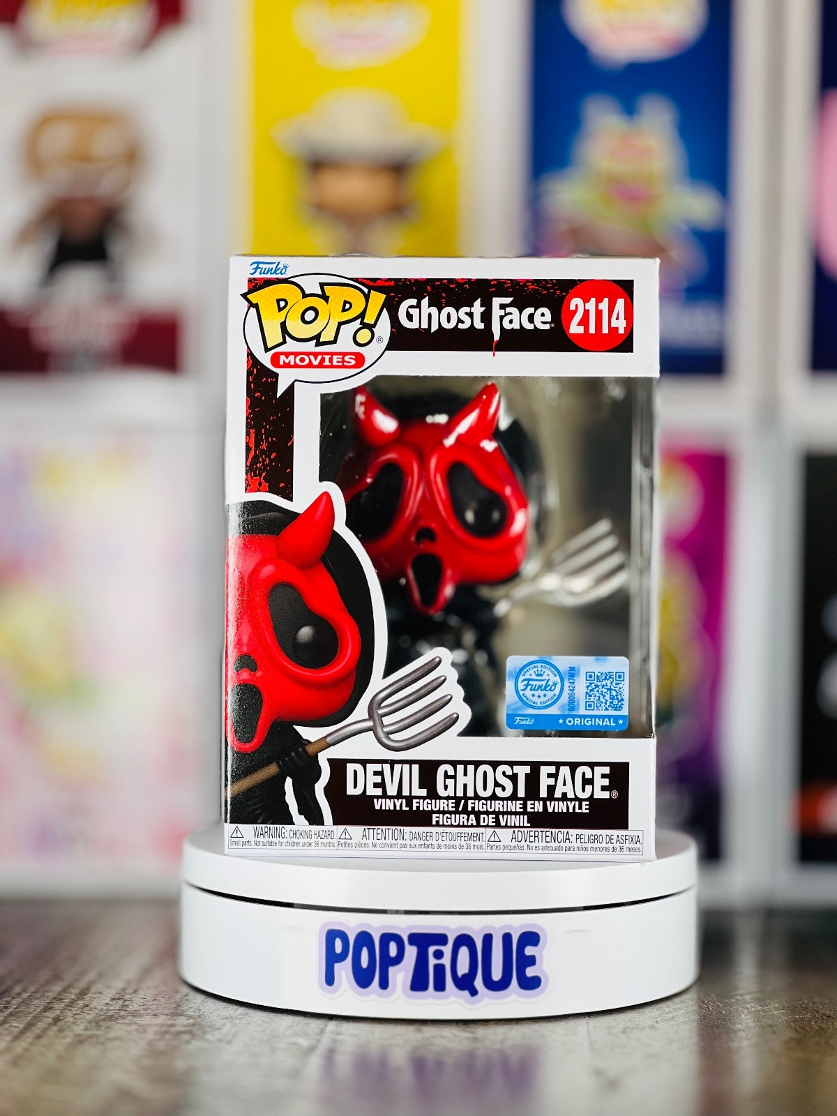 Scream Devil Ghost Face Funko Pop! #2114 - EE Exclusive
