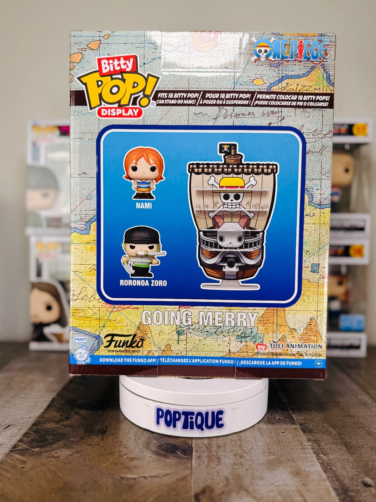 One Piece Going Merry Funko Bitty Pop! Display Shelf
