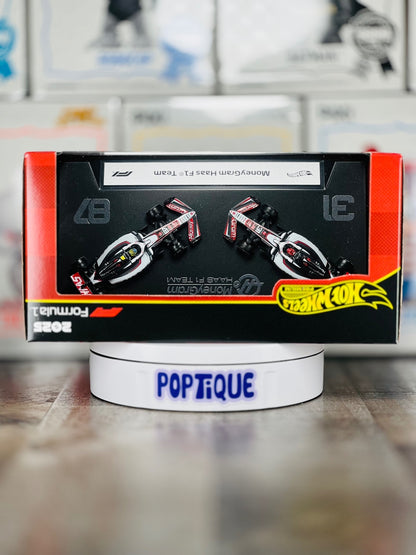 Hot Wheels Formula 1 Haas Team 2-Pack Premium 1:64 Vehicle