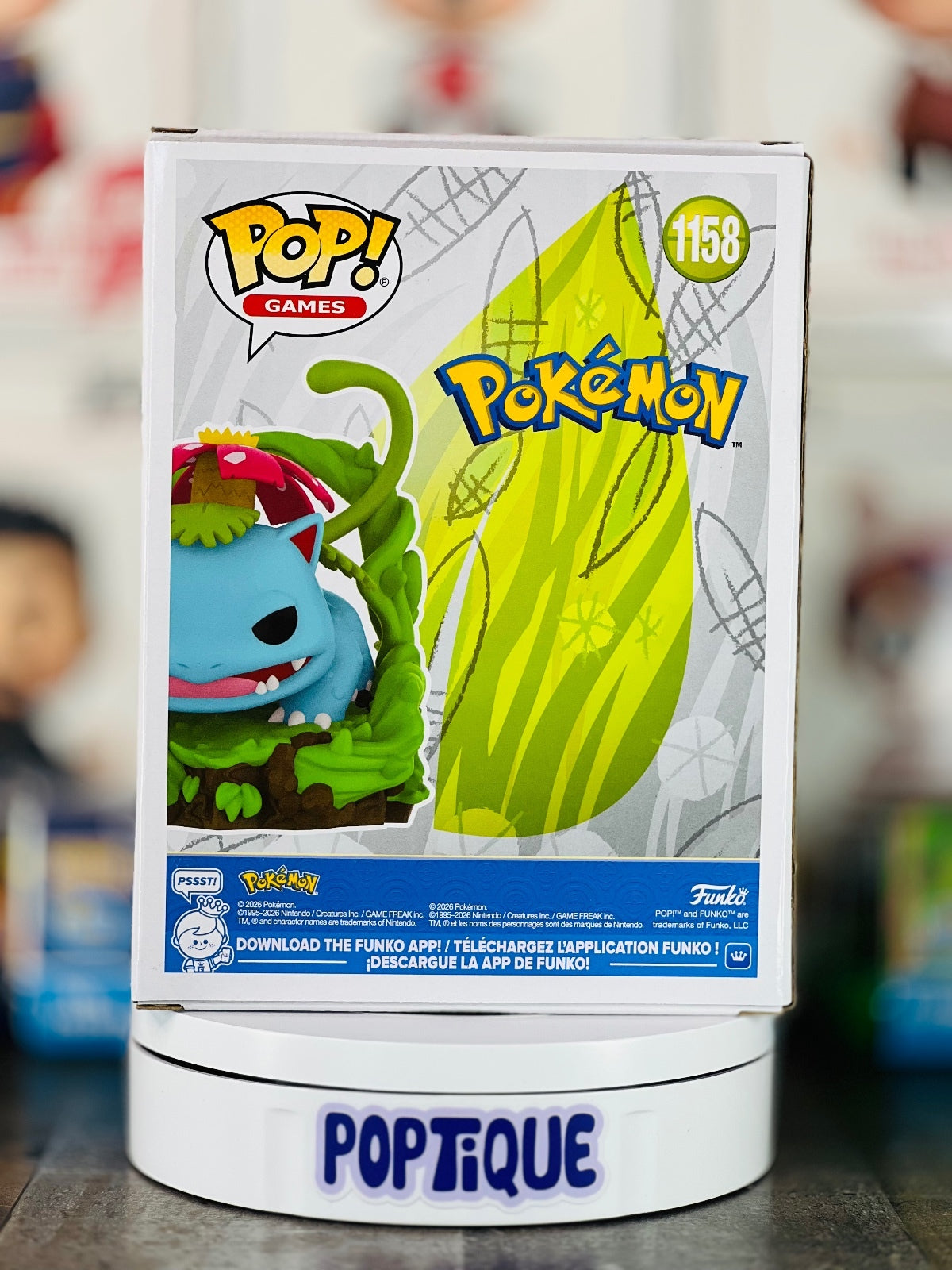 Pokemon Venusaur Premium Funko Pop! #1158