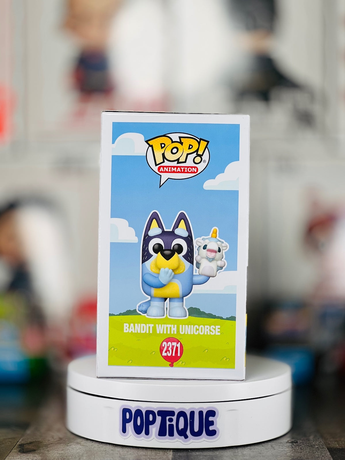 Bluey Bandit with Unicorse Funko Pop! #2371 - Specialty