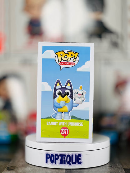 Bluey Bandit with Unicorse Funko Pop! #2371 - Specialty