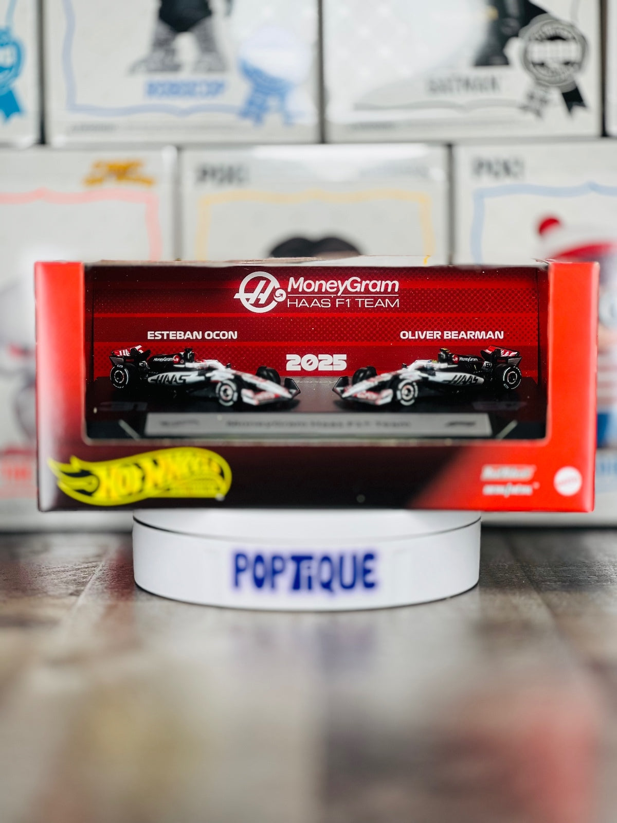 Hot Wheels Formula 1 Haas Team 2-Pack Premium 1:64 Vehicle