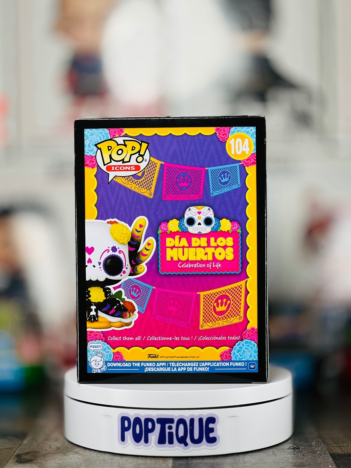 Dia De Los Muertos Ajolote Glow Funko Pop! #104 -