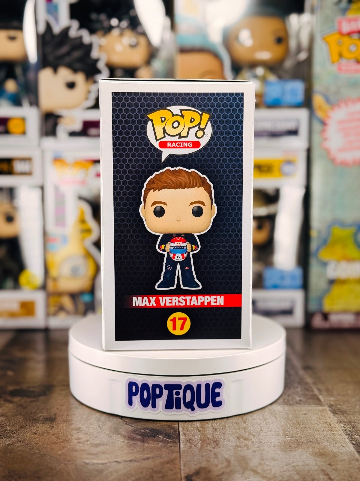 Formula 1 Red Bull Verstappen (Holding Helmet) Funko Pop! #17