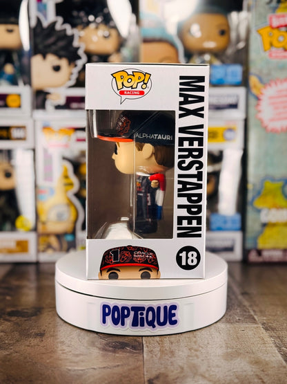 Formula 1 Red Bull Max Verstappen with Flag Funko Pop! #18 - EE Exclusive