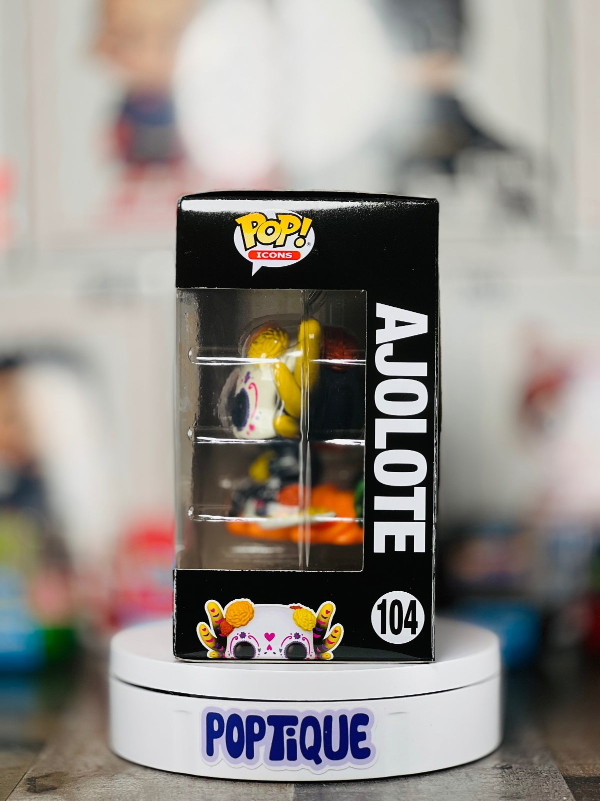 Dia De Los Muertos Ajolote Glow Funko Pop! #104 -