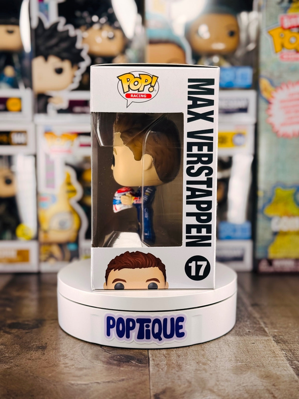 Formula 1 Red Bull Verstappen (Holding Helmet) Funko Pop! #17