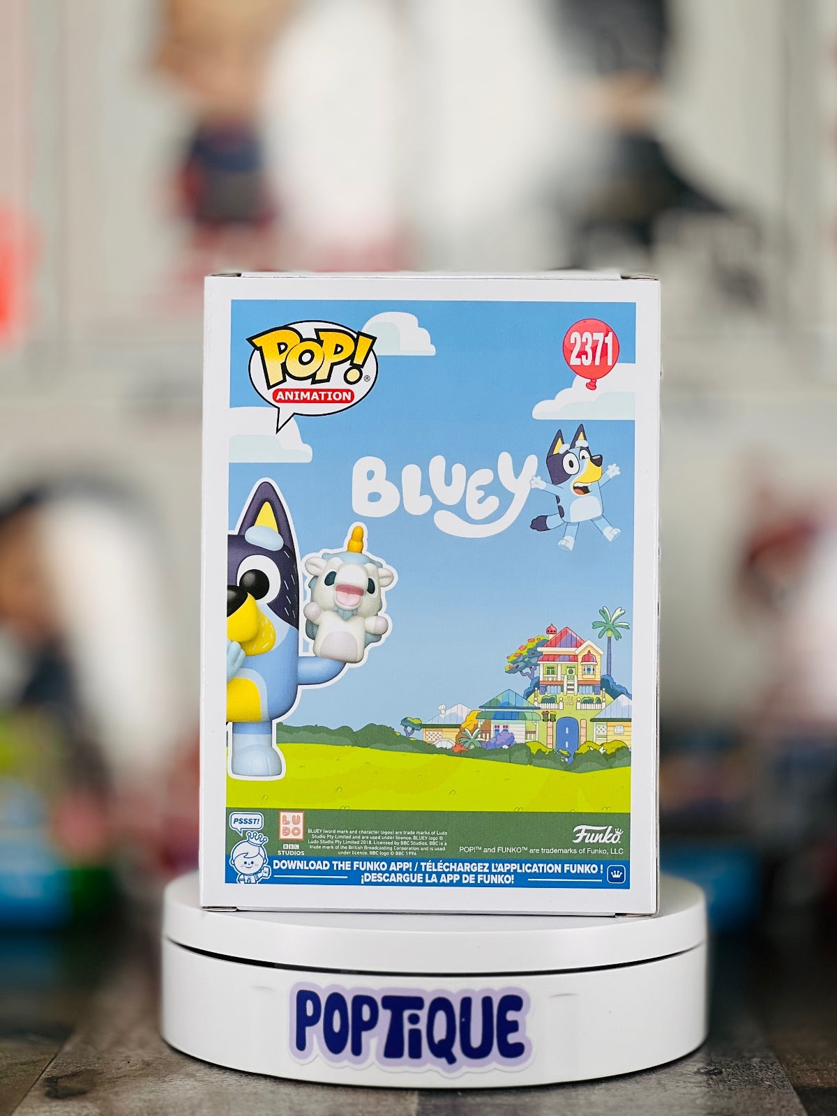 Bluey Bandit with Unicorse Funko Pop! #2371 - Specialty