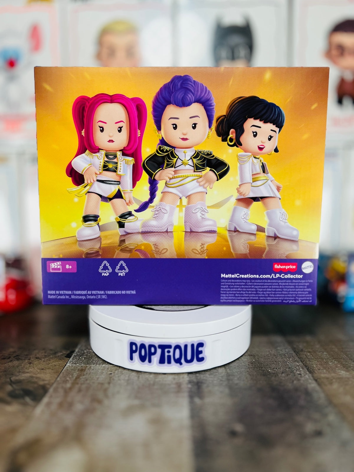 Kpop Demon Hunters Huntr/X Little People Collector Figure Set
