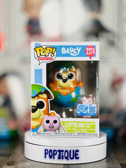 Bluey Sleepytime Bingo with Floppy Bunny Funko Pop! #2374 - Specialty