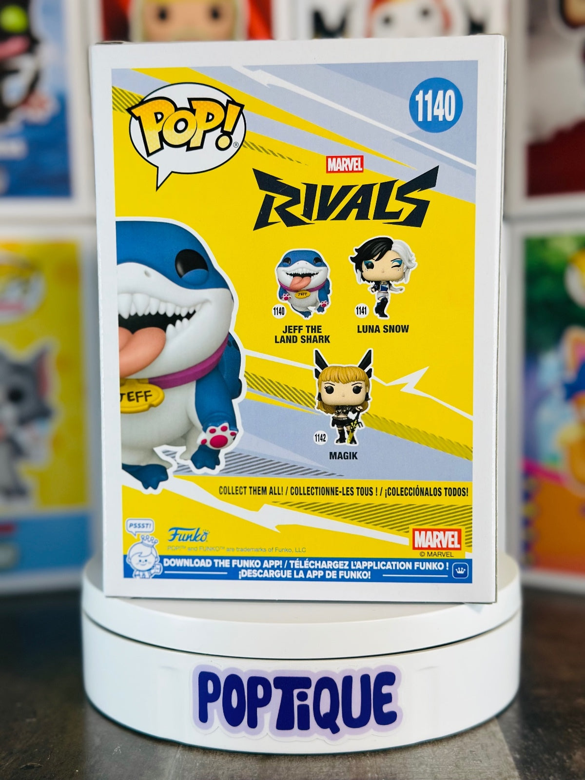 Marvel Rivals Jeff the Land Shark Funko Pop! #1140