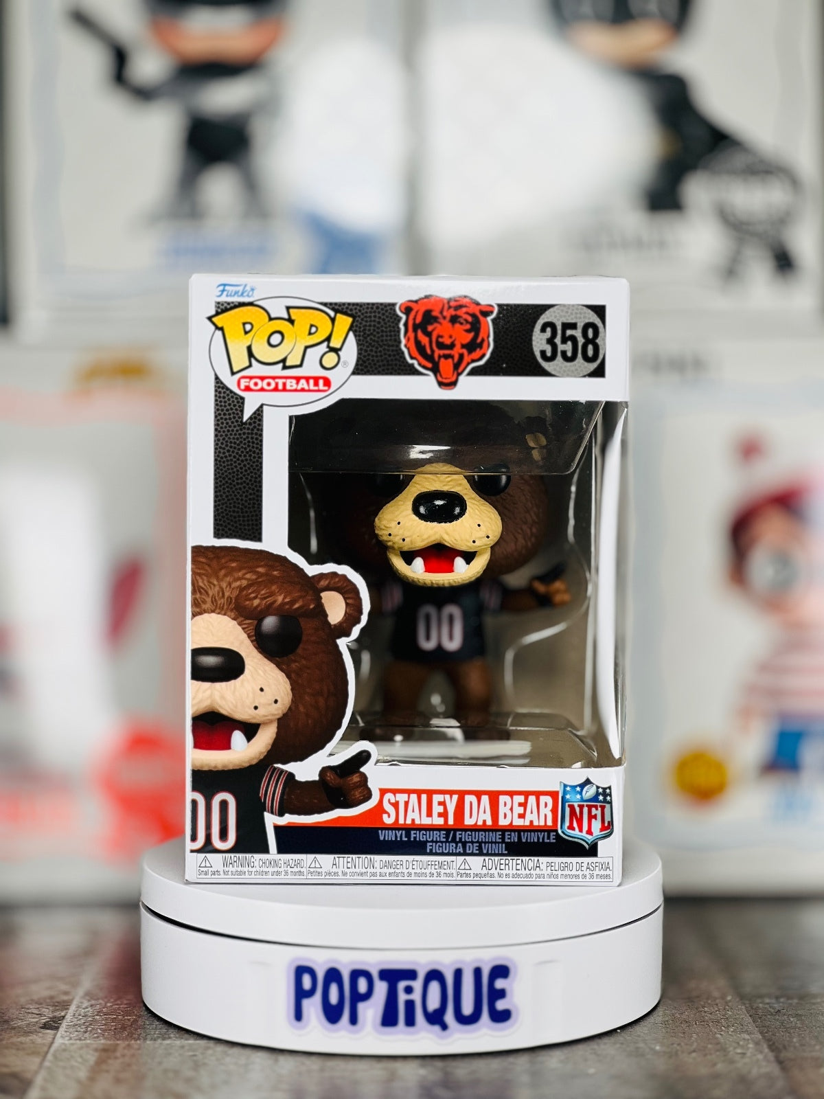 NFL Mascots Bears Staley Da Bear Funko Pop! #358