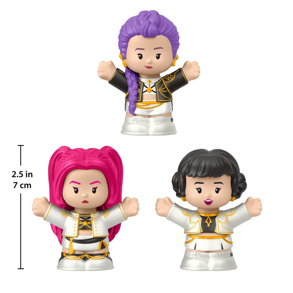 Kpop Demon Hunters Huntr/X Little People Collector Figure Set