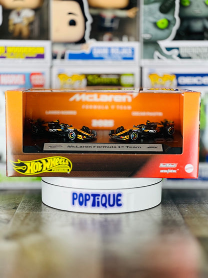 Hot Wheels Formula 1 McLaren Team 2-Pack Premium 1:64 Vehicle
