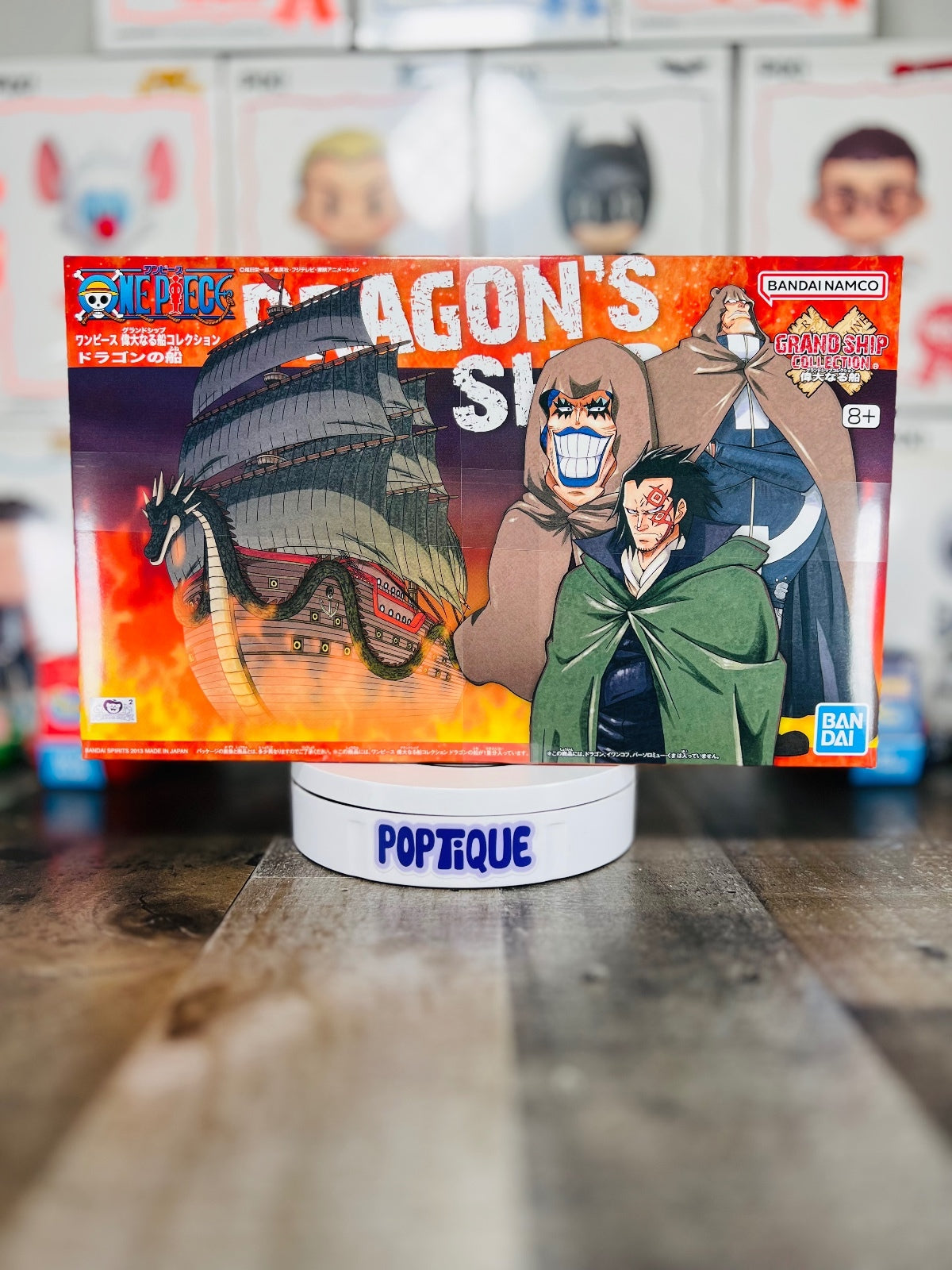 One Piece Grand Ship Collection Dragon Ship Model Kit