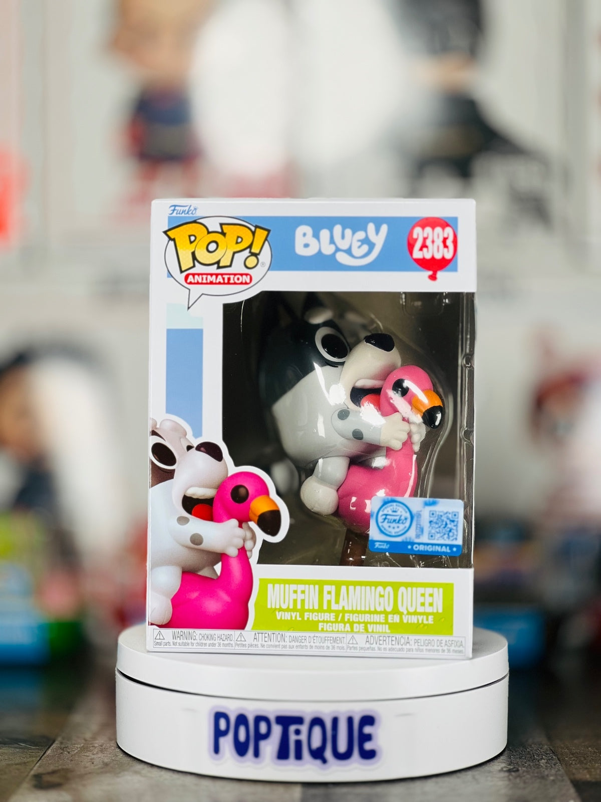 Bluey Muffin Flamingo Queen Funko Pop! #2383 -
